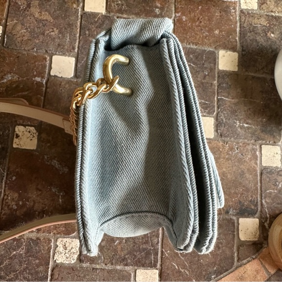 Nanette Lepore Laiela Vintage Light Denim Bow Crossbody Purse with Bracelets NWT - Picture 13 of 16